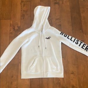 White hollister jacket